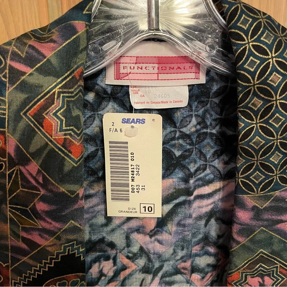 Sears Multicolor Patterned Jacket - Picture 2 of 5